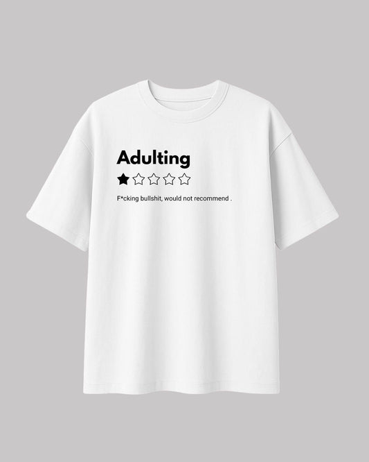 Adulting Unisex Oversized t-shirt