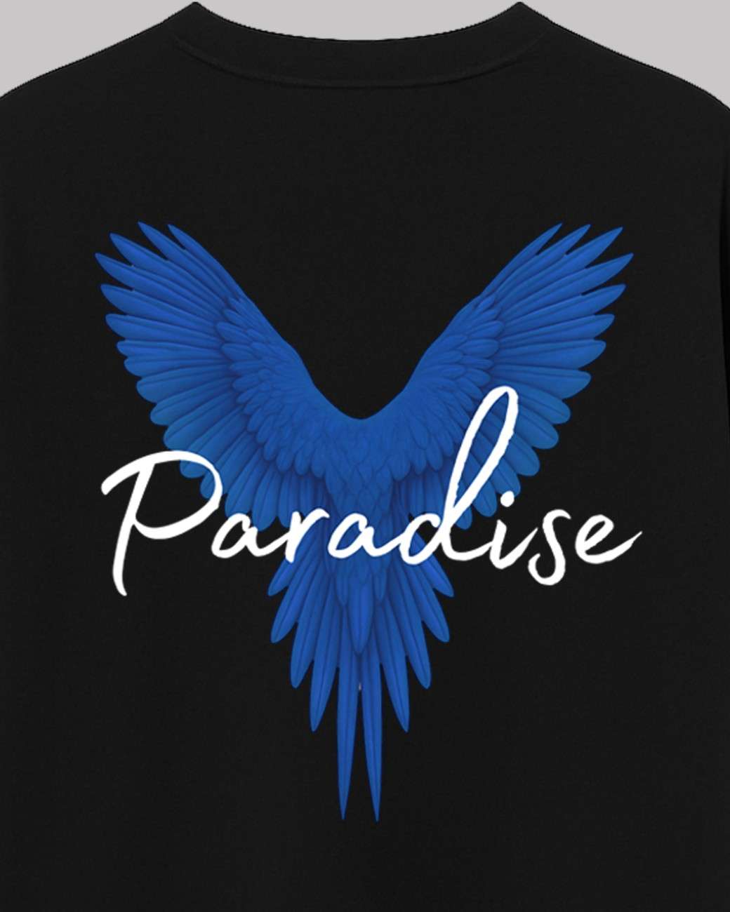 Paradise - Blue Unisex Oversized t-shirt.