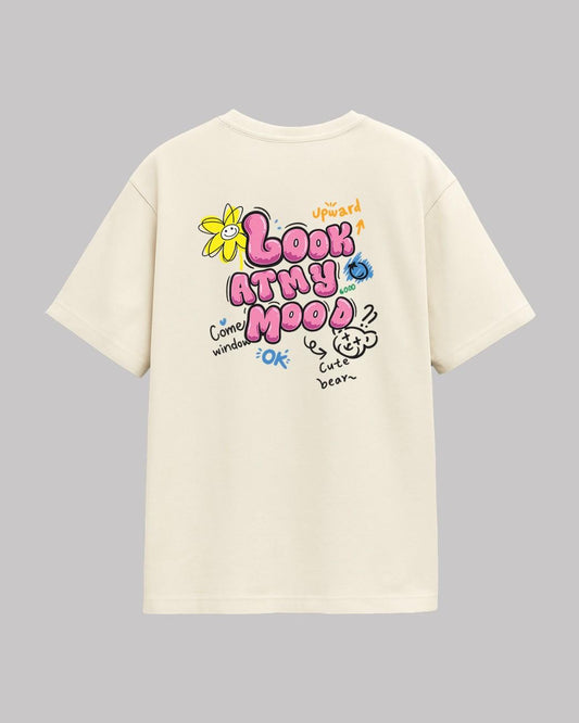 Look At My Mood Unisex Oversized t-shirt.