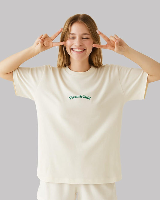 Pizza & Chill Oversized t-shirt