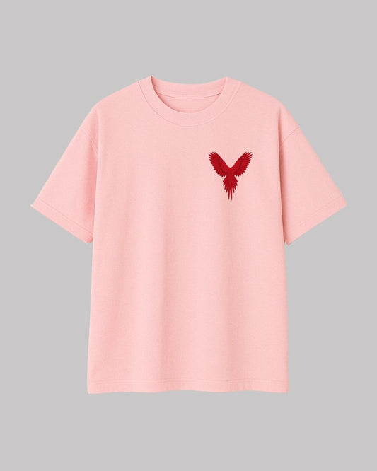 Paradise - Red Unisex Oversized t-shirt.