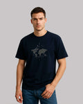 World Map Oversized t-shirt.