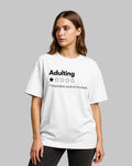 Adulting Unisex Oversized t-shirt