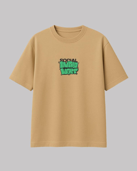 Socio Introvert Oversized t-shirt.