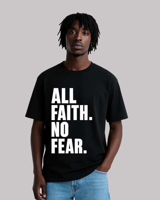 All Faith No Fear Oversized t-shirt.