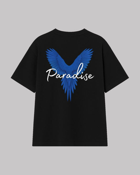 Paradise - Blue Unisex Oversized t-shirt.