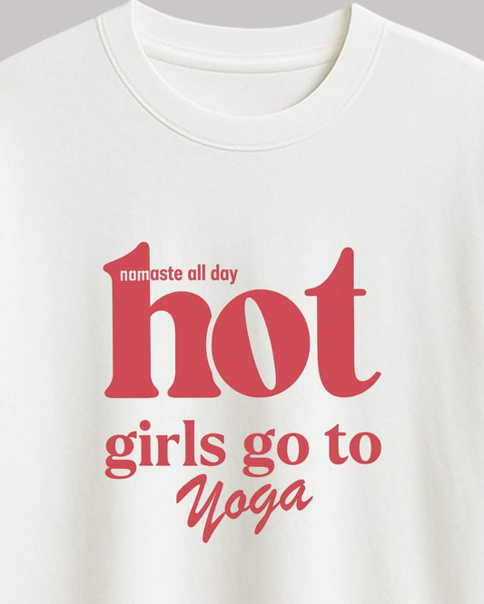 Hot Girls Yoga Oversized t-shirt.