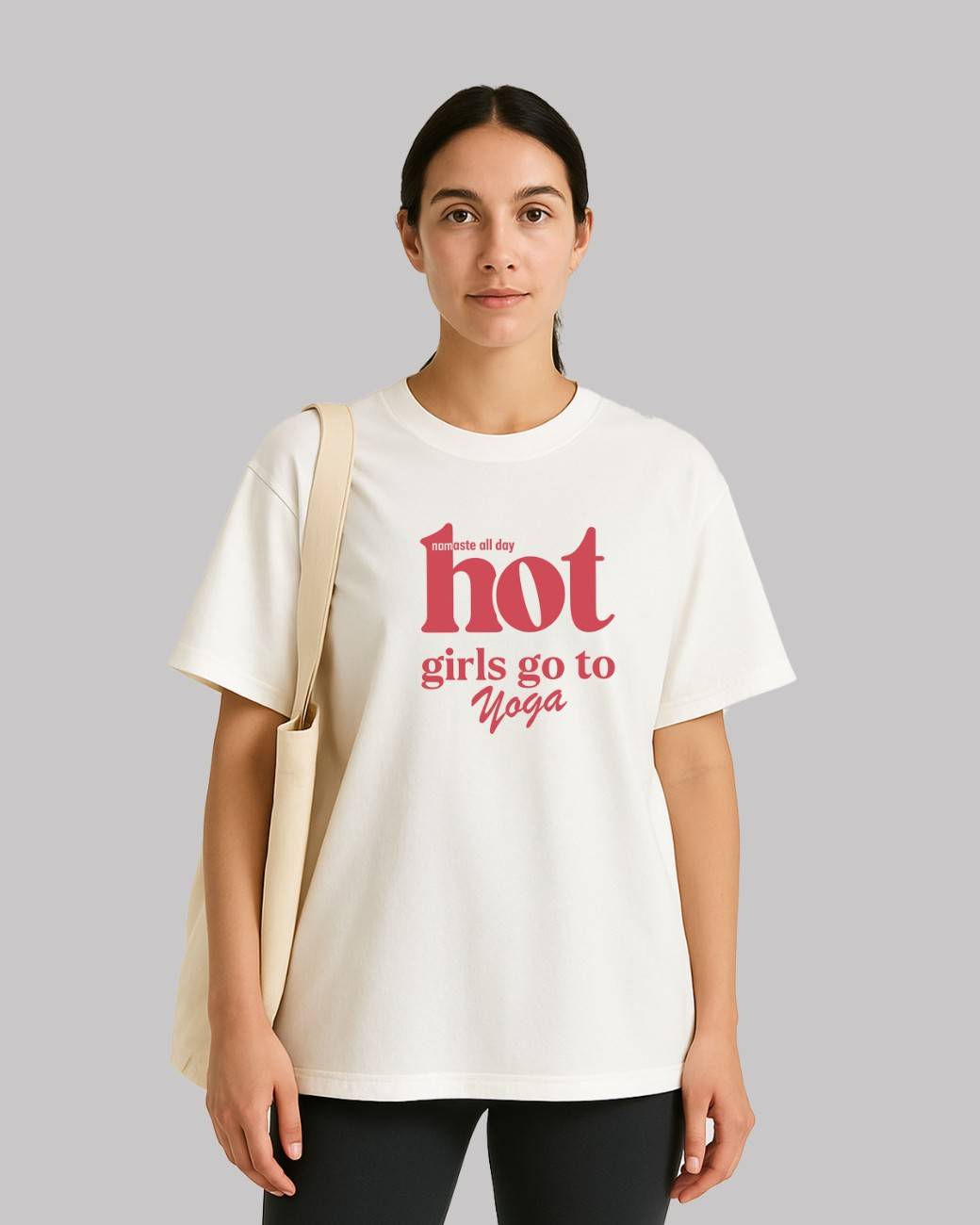 Hot Girls Yoga Oversized t-shirt.