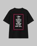 I Like My Music Oversized t-shirt