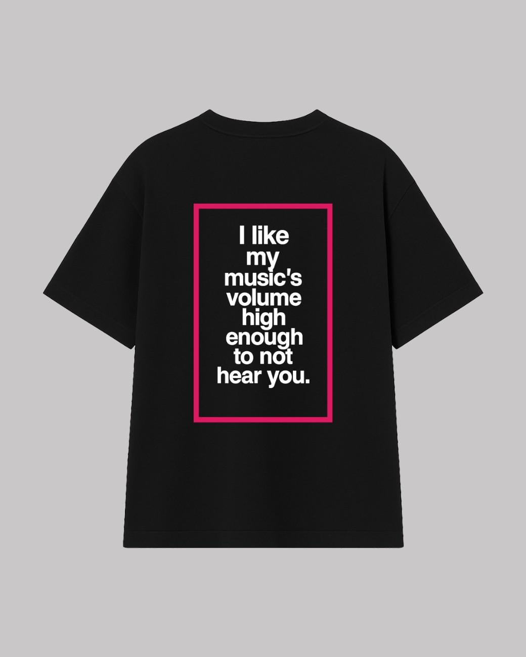 I Like My Music Oversized t-shirt