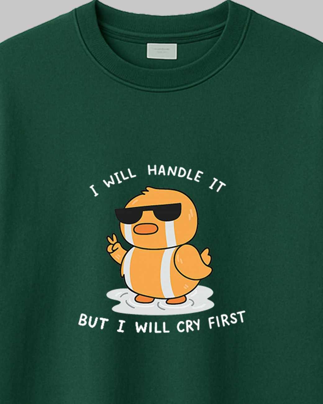 I Will Handle Myself Oversized t-shirt