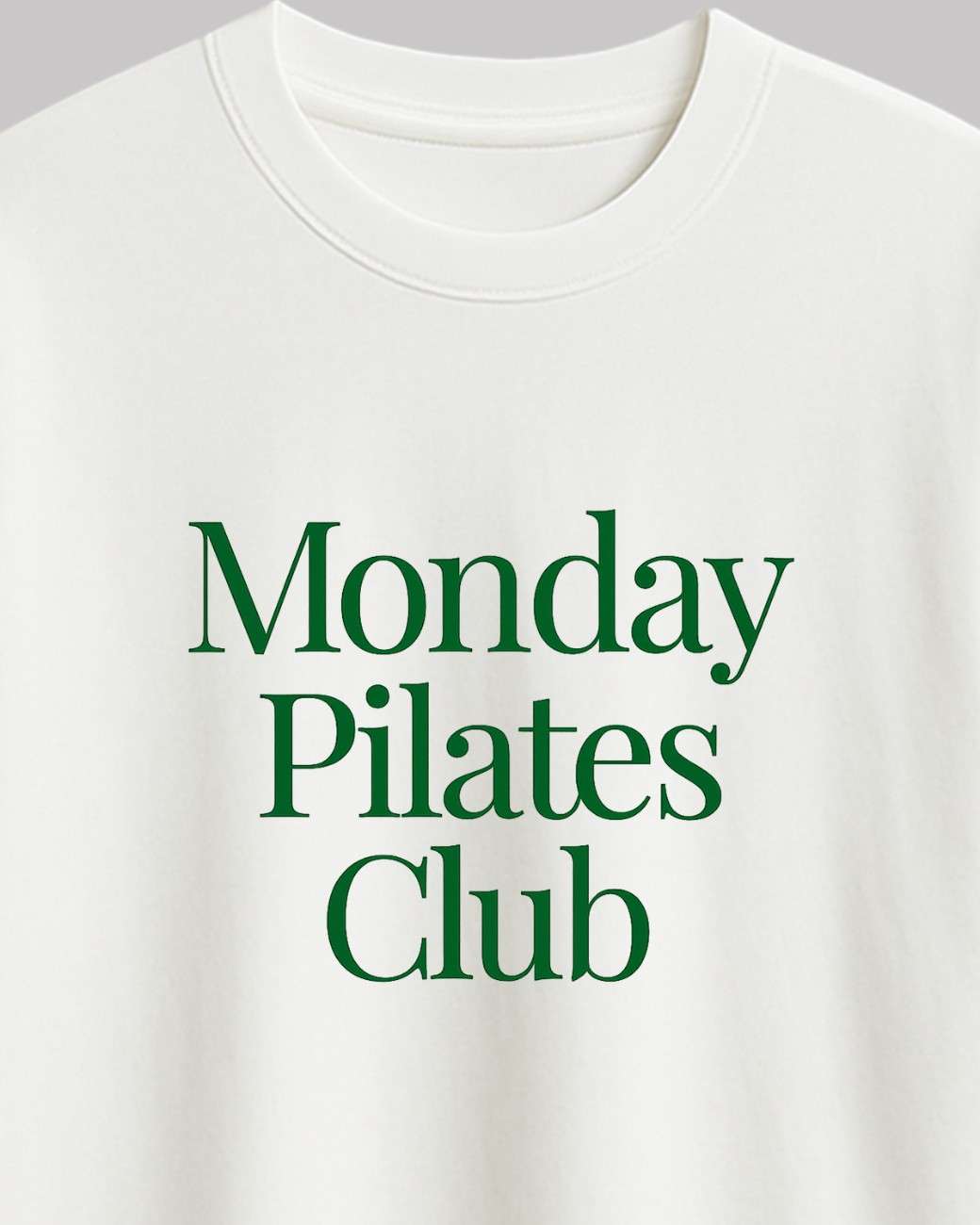 Monday Pilates Club Oversized t-shirt