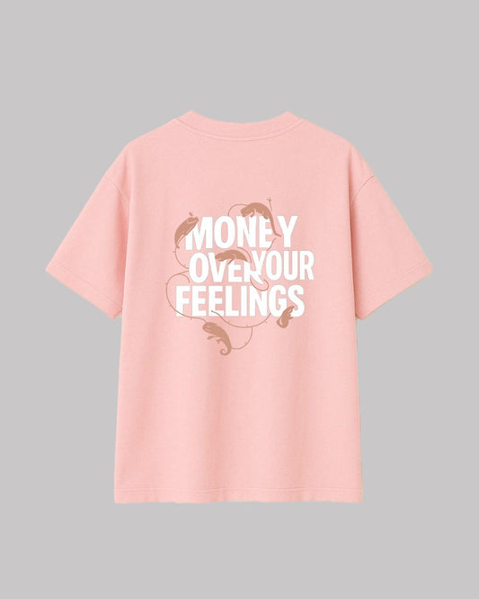 Money Over Feelings Oversized t-shirt