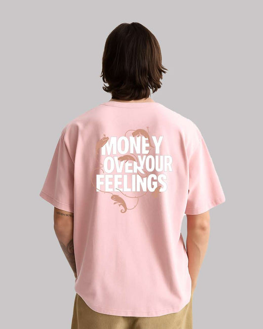 Money Over Feelings Oversized t-shirt