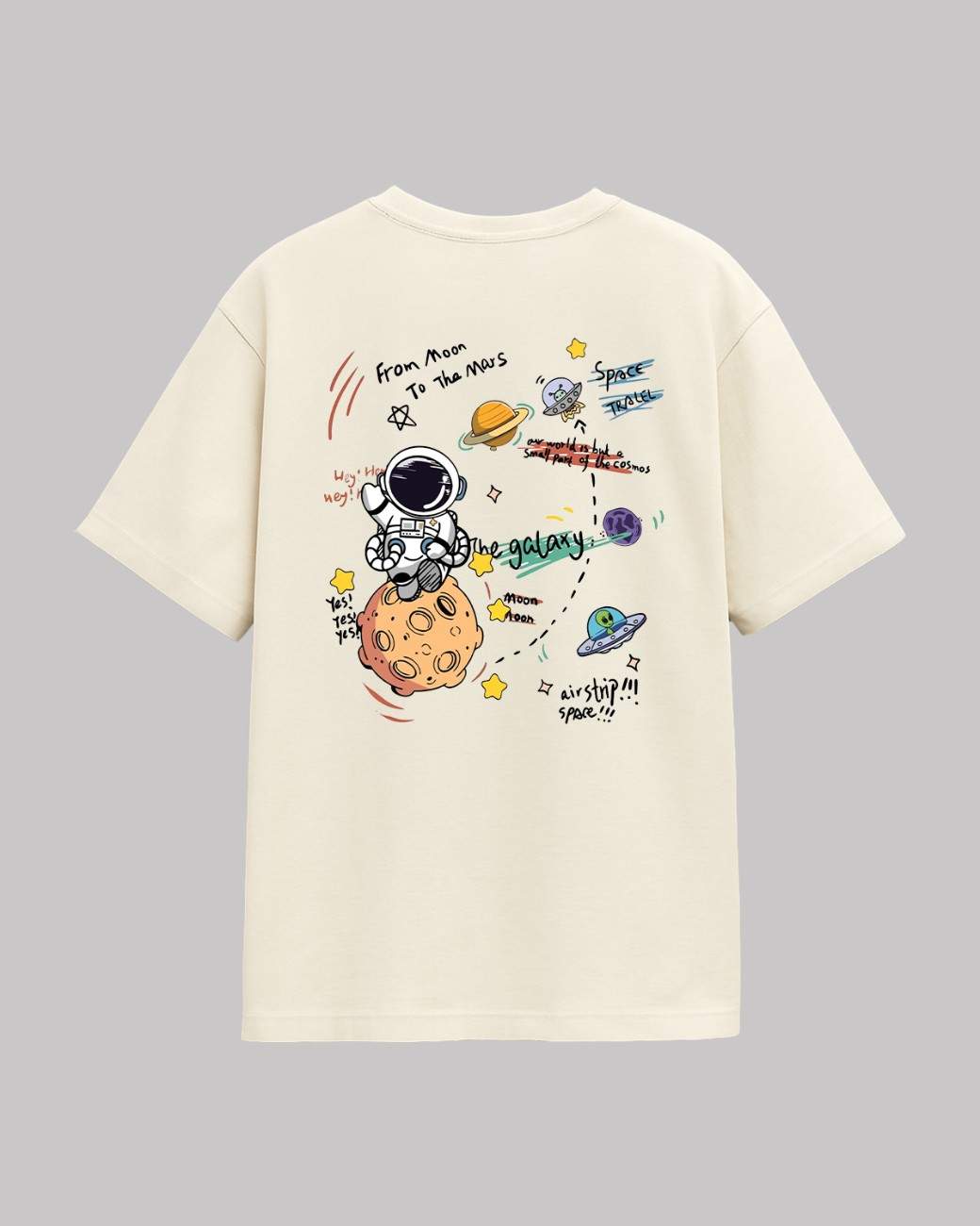 Galaxy Unisex Oversized t-shirt.