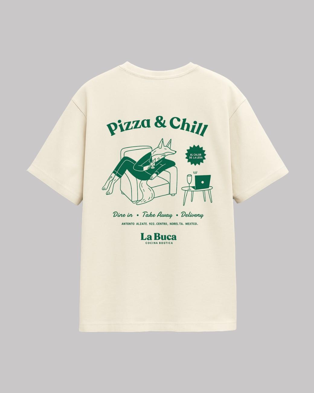 Pizza & Chill Oversized t-shirt