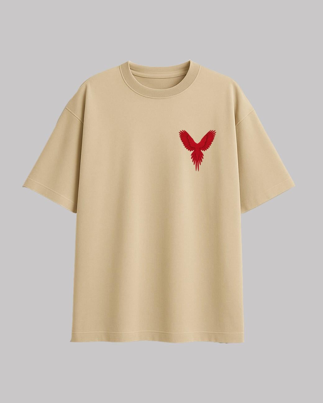 Paradise - Red Unisex Oversized t-shirt.