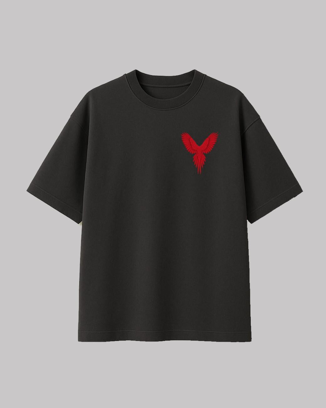 Paradise - Red Unisex Oversized t-shirt.
