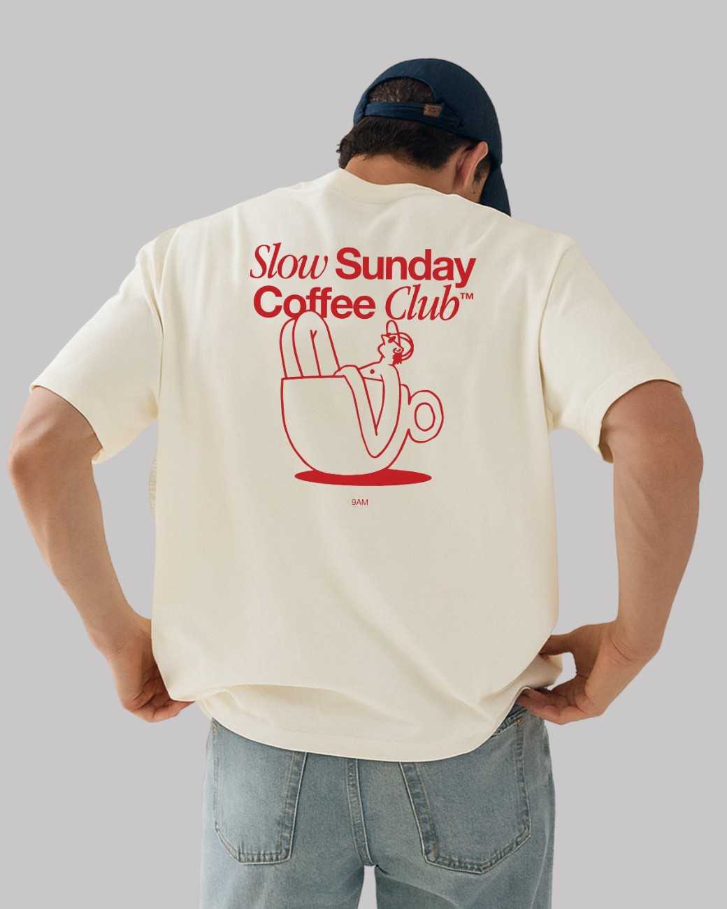 Slow Sunday Club Unisex Oversized t-shirt